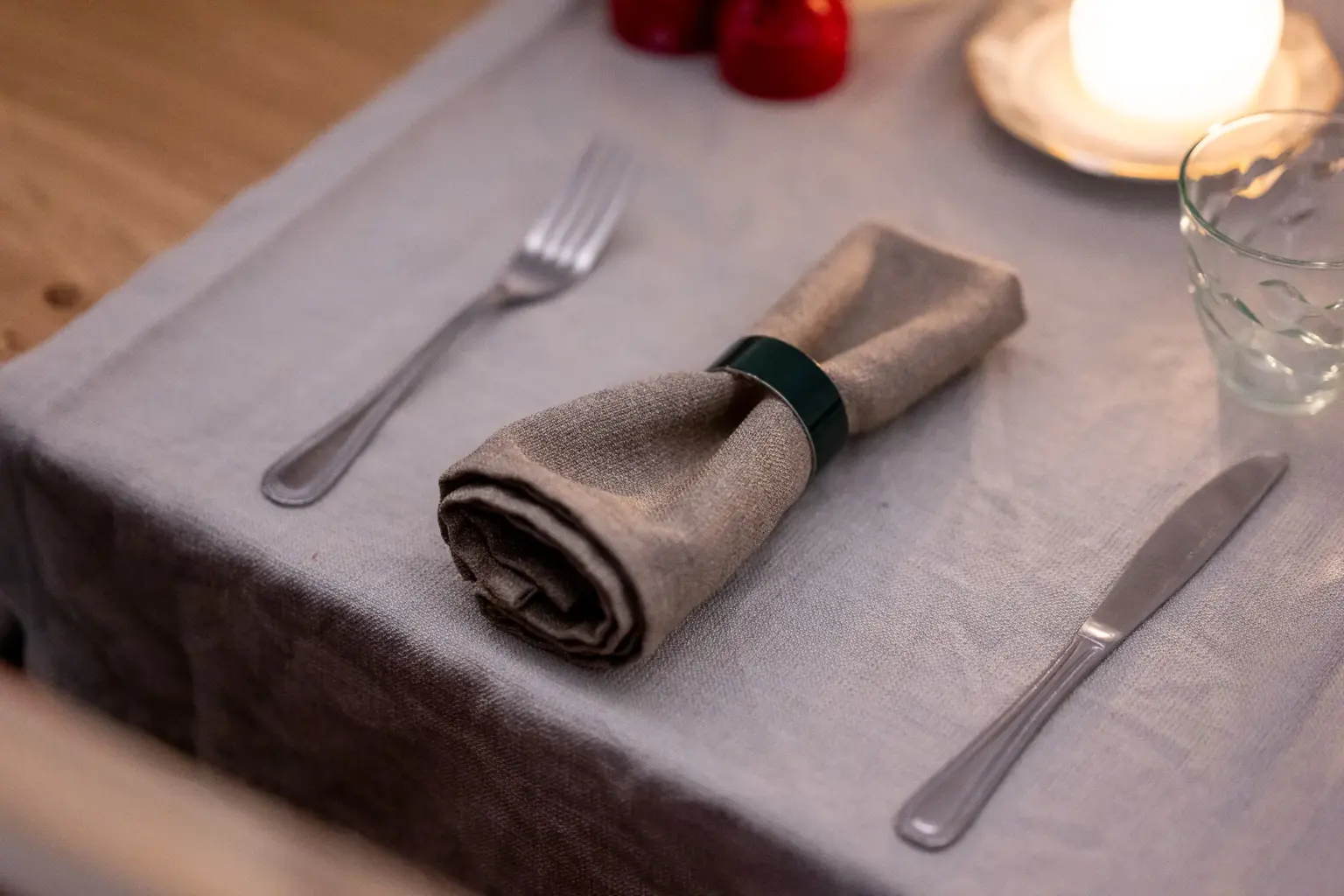 a dining table in the breakfast room