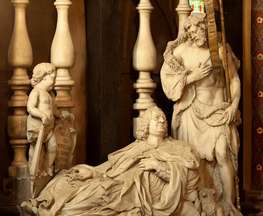 A sculpture work by Bishop Joannes Baptista Ludovicus de Castillion